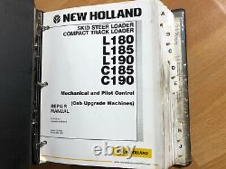 New Holland L180 L185 L190 C185 C190 skid steer factory repair manual OEM