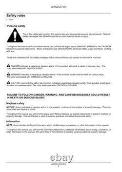 New Holland L213/15/18/20/23/25/30, C227/232/238 Skid Steer Loader Service Manual