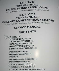 New Holland L221 L228 C227 C232 Tier 4B Skid Loader Service Manual 5/15 Original