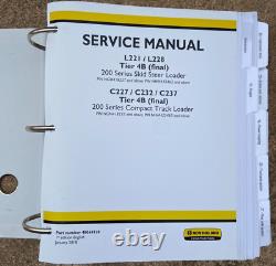 New Holland L221 L228 Skid Steer C227 C232 C237 Compact Service Repair Manuals