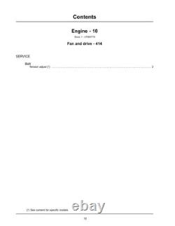 New Holland L230, C238 Tier 4B Skid Steer Compact Track Loader Service Manual