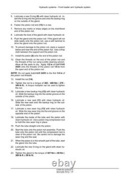 New Holland L230, C238 Tier 4B Skid Steer Compact Track Loader Service Manual