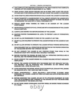 New Holland L250, L255 Skid Steer Loader Service Manual Repair Shop Book