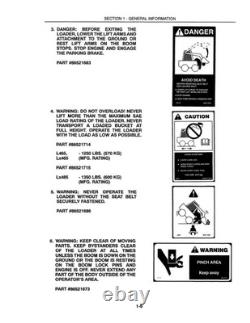 New Holland L250, L255 Skid Steer Loader Service Manual Repair Shop Book