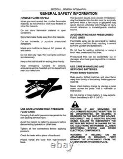 New Holland L250, L255 Skid Steer Loader Service Manual Repair Shop Book