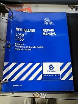 New Holland L250 L255 Skid Steer Loader Service Repair Manual NH ORIGINAL 3/00