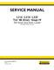 New Holland L316 L318 L320 Skid Steer Complete Service Manual 90442773 PDF/USB