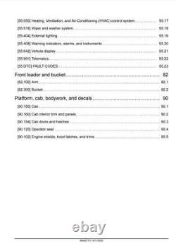 New Holland L316 L318 L320 Skid Steer Complete Service Manual 90442773 PDF/USB