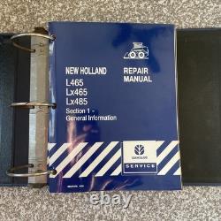 New Holland L465 LX465 LX485 Skid Steer Loader Service Repair Manual
