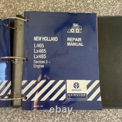 New Holland L465 LX465 LX485 Skid Steer Loader Service Repair Manual