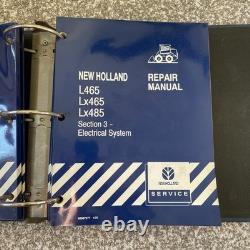 New Holland L465 LX465 LX485 Skid Steer Loader Service Repair Manual
