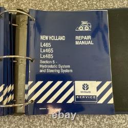 New Holland L465 LX465 LX485 Skid Steer Loader Service Repair Manual