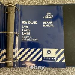 New Holland L465 LX465 LX485 Skid Steer Loader Service Repair Manual