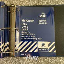 New Holland L465 LX465 LX485 Skid Steer Loader Service Repair Manual