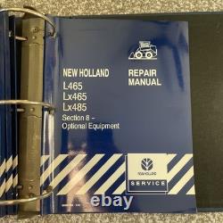 New Holland L465 LX465 LX485 Skid Steer Loader Service Repair Manual