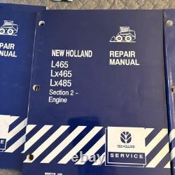 New Holland L465 Lx465 Lx485 Skid Steer Loader Service Repair Manuals