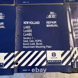 New Holland L465 Lx465 Lx485 Skid Steer Loader Service Repair Manuals