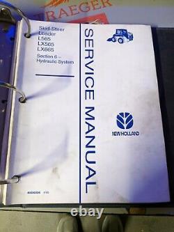 New Holland L565 LX565 LX665 Skid Steer Loader Factory Service Repair Manual