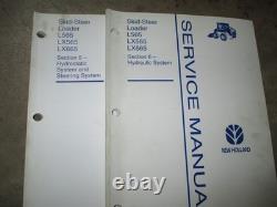 New Holland L565 LX565 LX665 Skid Steer Loader Service Repair Manual ORIGINAL
