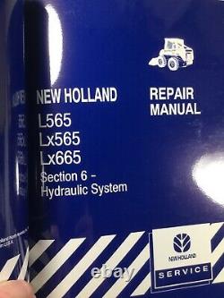 New Holland L565, LX565, LX665 Skid Steers Service Manual Set Original