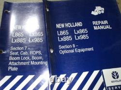 New Holland L865 LX865 LX885 LX985 Skid Steer Loader Service Repair Manual OEM