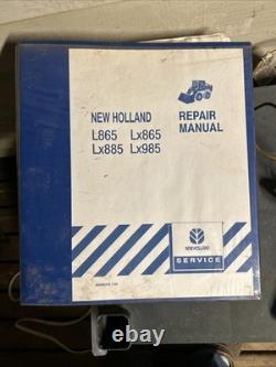 New Holland L865, Lx865, Lx885, Lx985 Skid Steer Loader Service Manual Shop Book