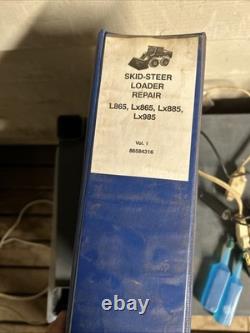 New Holland L865, Lx865, Lx885, Lx985 Skid Steer Loader Service Manual Shop Book