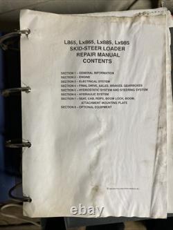 New Holland L865, Lx865, Lx885, Lx985 Skid Steer Loader Service Manual Shop Book