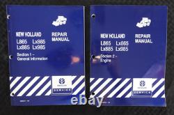 New Holland L865 Lx865 Lx885 Lx995 Skid Steer Loader Tractor Service Manual NICE