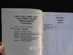 New Holland L865 Lx865 Lx885 Lx995 Skid Steer Loader Tractor Service Manual NICE