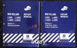 New Holland L865 Lx865 Lx885 Lx995 Skid Steer Loader Tractor Service Manual NICE