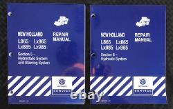 New Holland L865 Lx865 Lx885 Lx995 Skid Steer Loader Tractor Service Manual NICE