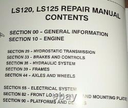 New Holland LS120 LS125 Skid Steer Loader Service Repair Manual NH ORIGINAL 5/00
