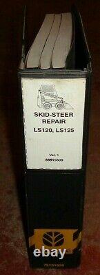 New Holland LS120 LS125 Skid Steer Loader Service Repair Manual NH ORIGINAL 5/00