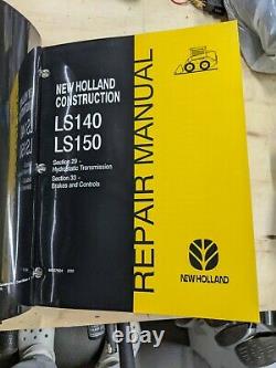 New Holland LS140 LS150 Skid Steer Loader Service Repair Shop Manual Original