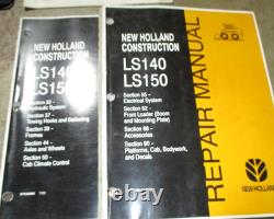 New Holland LS140 LS150 Skid Steer Loader Service Shop Repair Manual NH ORIGINAL