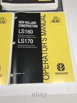 New Holland LS160 LS170 SKID STEER REPAIR SECTION 35-50 PARTS & OPERATOR MANUAL