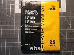 New Holland LS180 LS190 Repair Manuals (4) 86607935 to 86607938 ORIGINAL