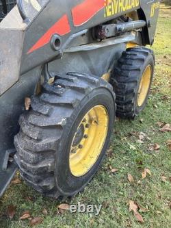 New Holland Skid Steer LS160 new tires starter battery seat NO DEF loader wheel