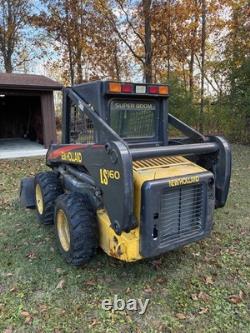 New Holland Skid Steer LS160 new tires starter battery seat NO DEF loader wheel