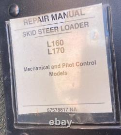 New Holland Skid Steer Loader L160 L170 Repair Service Manual Binder 87578822