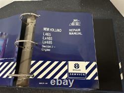 New Holland Skid-Steer Loader Repair Manual L465 Lx465 Lx485 Vol. 1 86587274