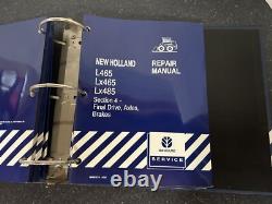 New Holland Skid-Steer Loader Repair Manual L465 Lx465 Lx485 Vol. 1 86587274