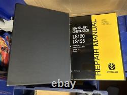 New Holland Skid Steer Repair Manual LS120 LS125 Vol. 1 86615609 with Binder