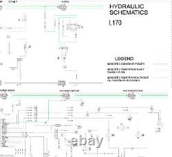 New Holland Skid Steer Track Loader L170 Hydraulic Schematic Manual Diagram