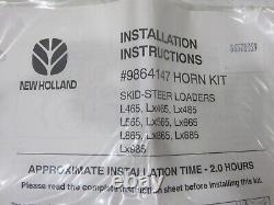 New Holland Skid Steer loader Horn Kit LX465 565 665 865 885 LS Series 86620236