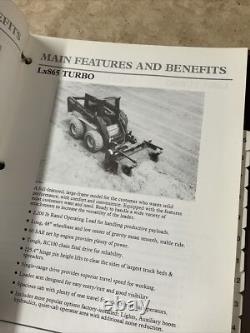 New Holland Skid Steers Sales Information Manual Set May 1995