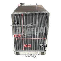 OE#9828738 Radiator Fit to Ford New Holland Skid Steer Loader L783 L785 Aluminum