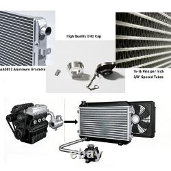 OE#9828738 Radiator Fit to Ford New Holland Skid Steer Loader L783 L785 Aluminum