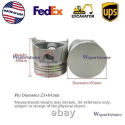 Overhaul Rebuild Kit For Kubota V1902 Engine New Holland Skid-Steer L555 L553